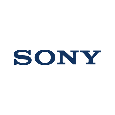 Sony logo on white background