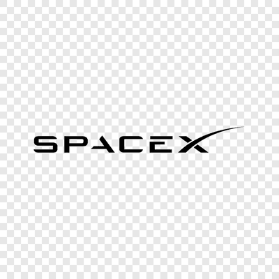 SpaceX logo transparent PNG