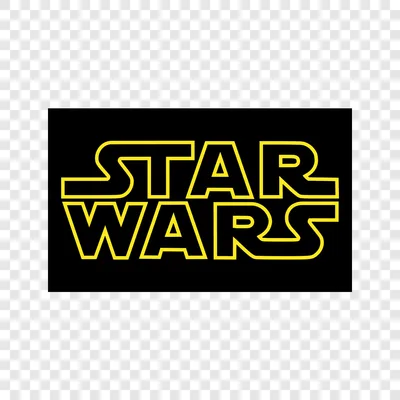 Star Wars logo transparent PNG