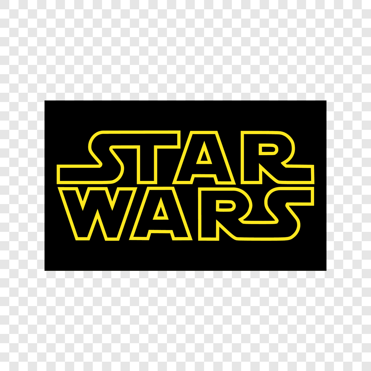 Star Wars logo transparent PNG