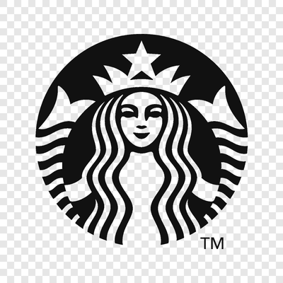 Starbucks black logo