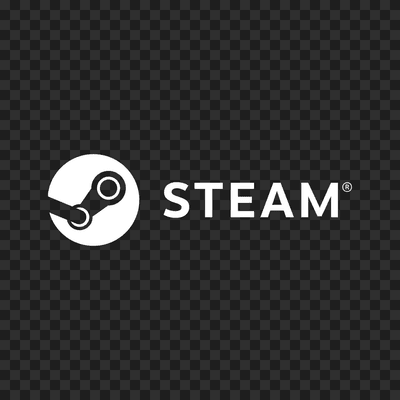 Steam white logo