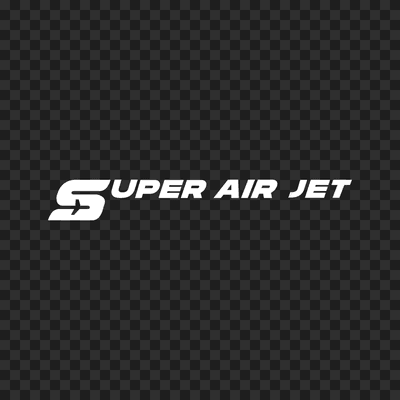 Super Air Jet white logo