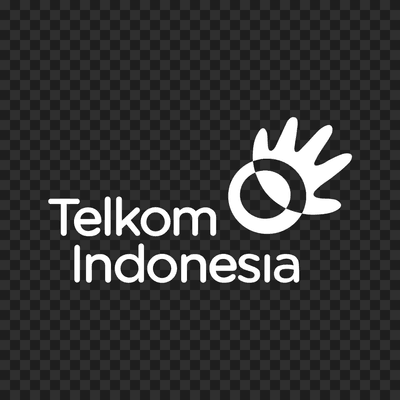Telkom Indonesia white logo