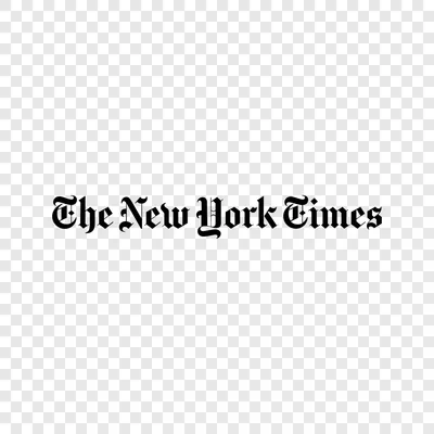 The New York Times logo transparent PNG