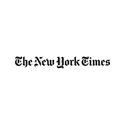 The New York Times logo on white background