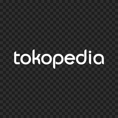 Tokopedia white logo