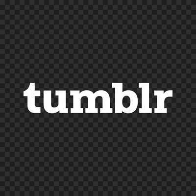 Logo Tumblr putih