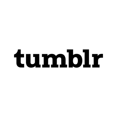 Logo Tumblr latar putih