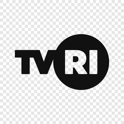 Logo Televisi Republik Indonesia hitam