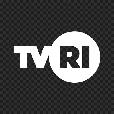 Logo Televisi Republik Indonesia putih