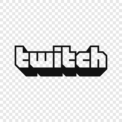 Twitch black logo