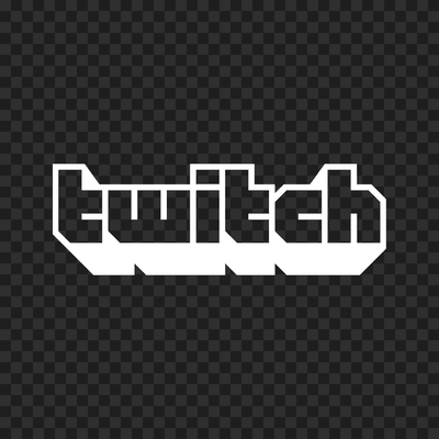 Twitch white logo