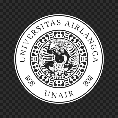 Universitas Airlangga (UNAIR) white logo