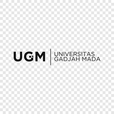 Universitas Gadjah Mada (UGM) black logo
