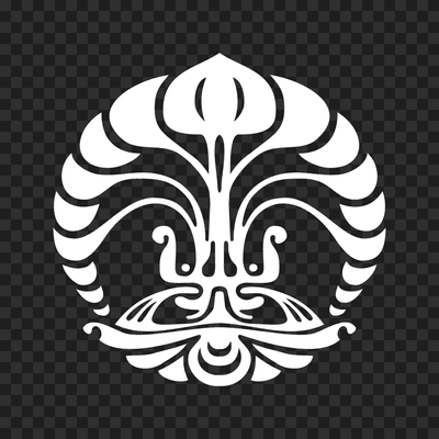 Universitas Indonesia (UI) white logo