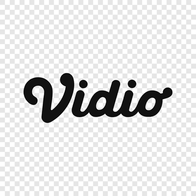 Vidio black logo