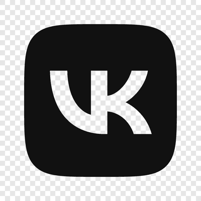 VK black logo
