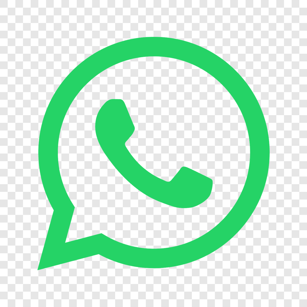 WhatsApp logo transparent PNG