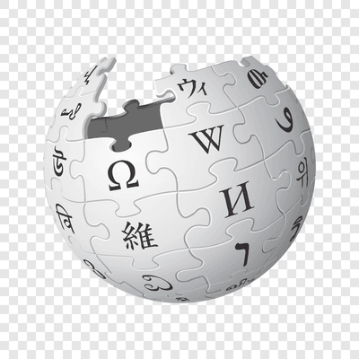 Wikipedia logo transparent PNG