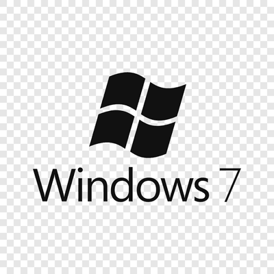Windows 7 black logo