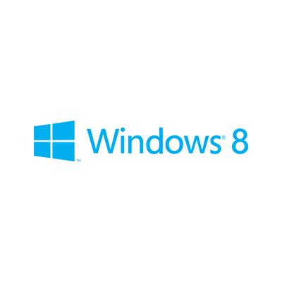 Windows 8 logo on white background