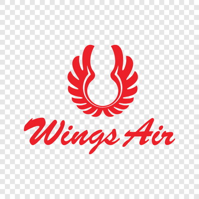 Wings Air logo transparent PNG