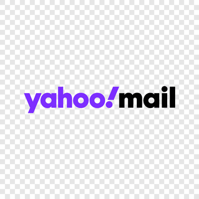 Logo Yahoo! Mail PNG transparan