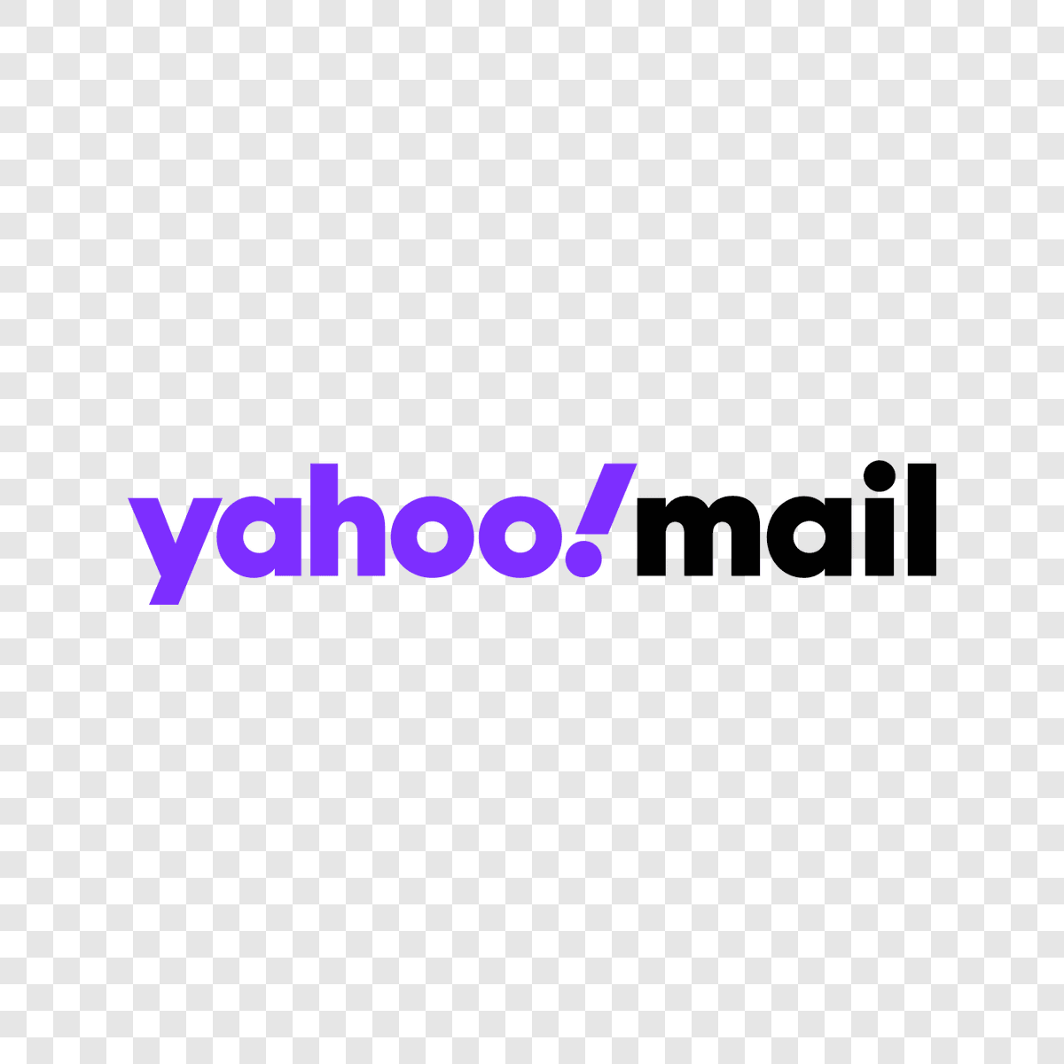 Logo Yahoo! Mail PNG transparan