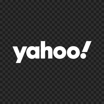 Yahoo white logo
