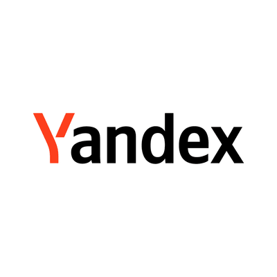 Yandex logo on white background