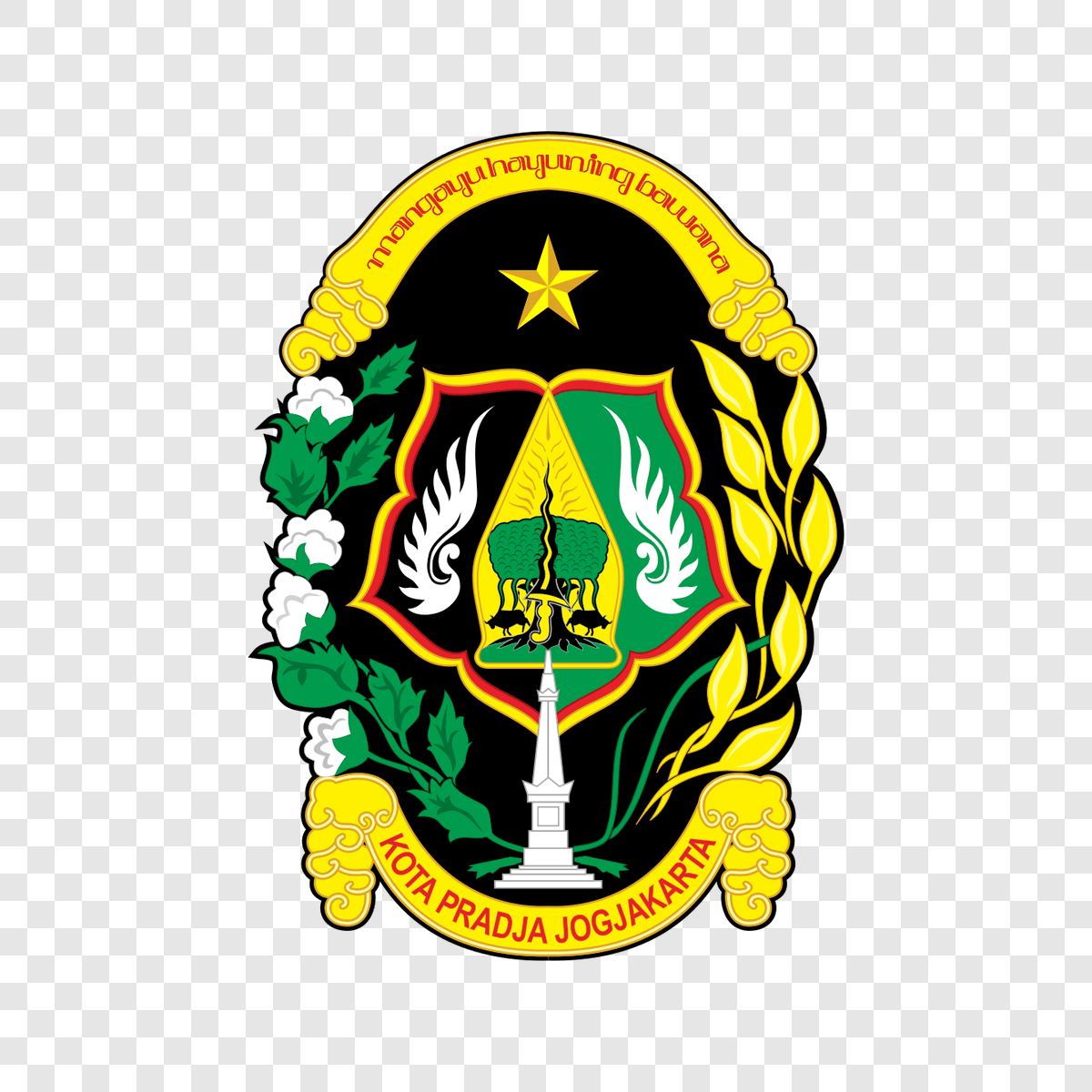 Logo Kota Yogyakarta PNG transparan