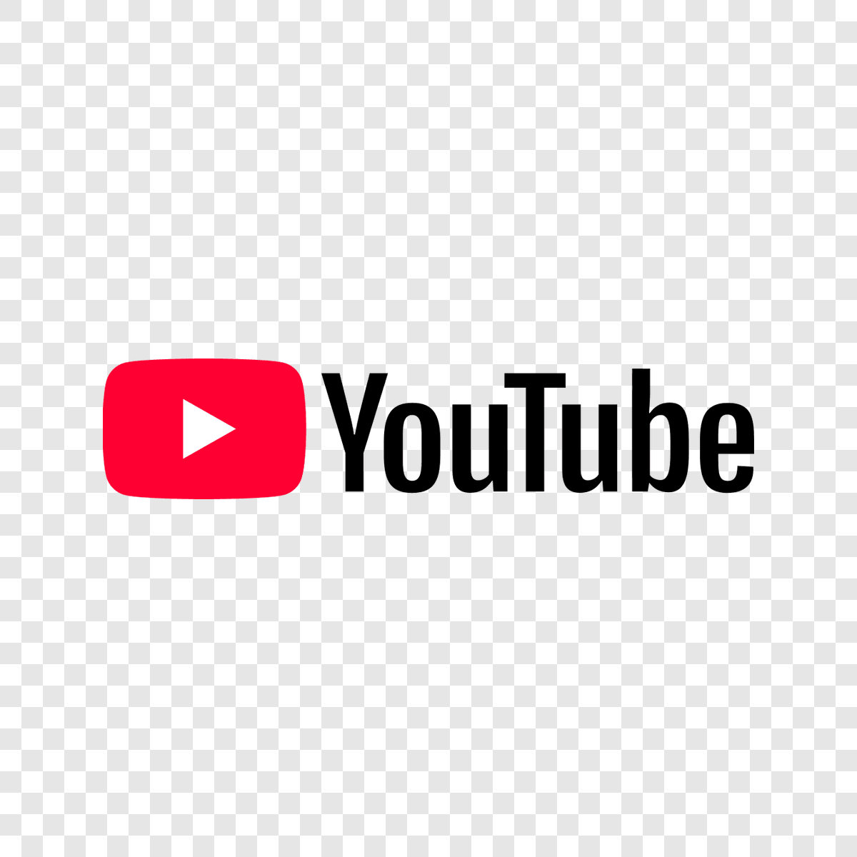 YouTube logo transparent PNG